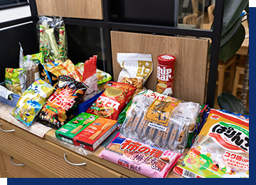 お菓子コーナー